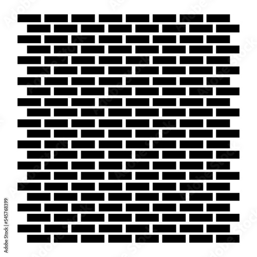 Brick Wall, Brick Wall Pattern, Brick Wall Template Vector And Clip Art isolated on white background