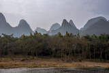 landscape mountains and sky China