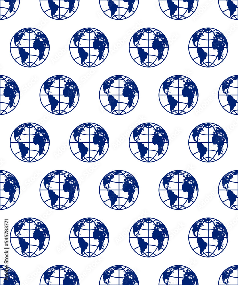 Globe icon pattern Globe icon pattern