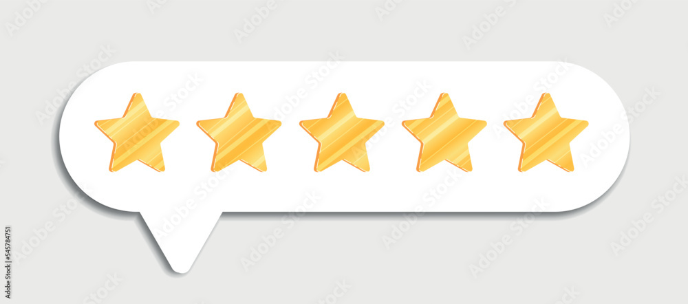 Five Star High Rating Vector Five Star High Rating Vector