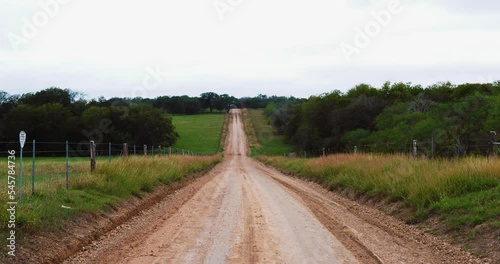 Old county dirt road