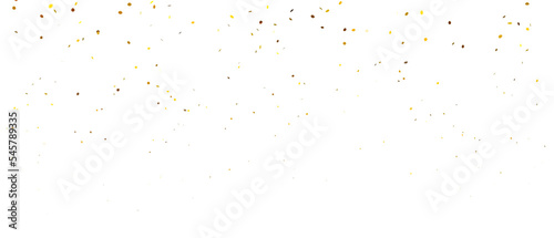 Gold confetti