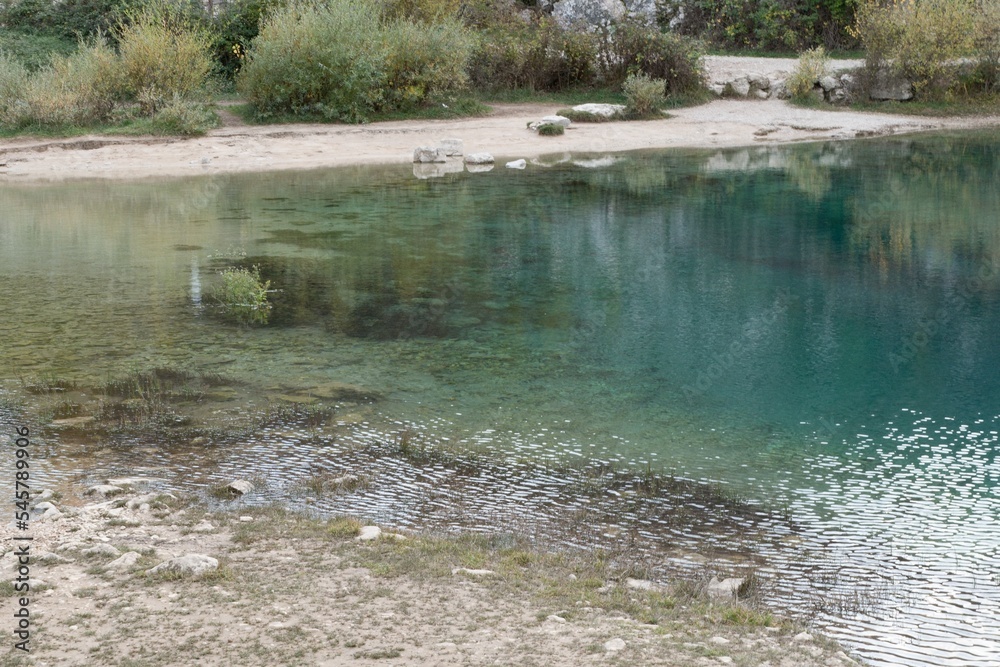 izvir cetine start of the river in croatia