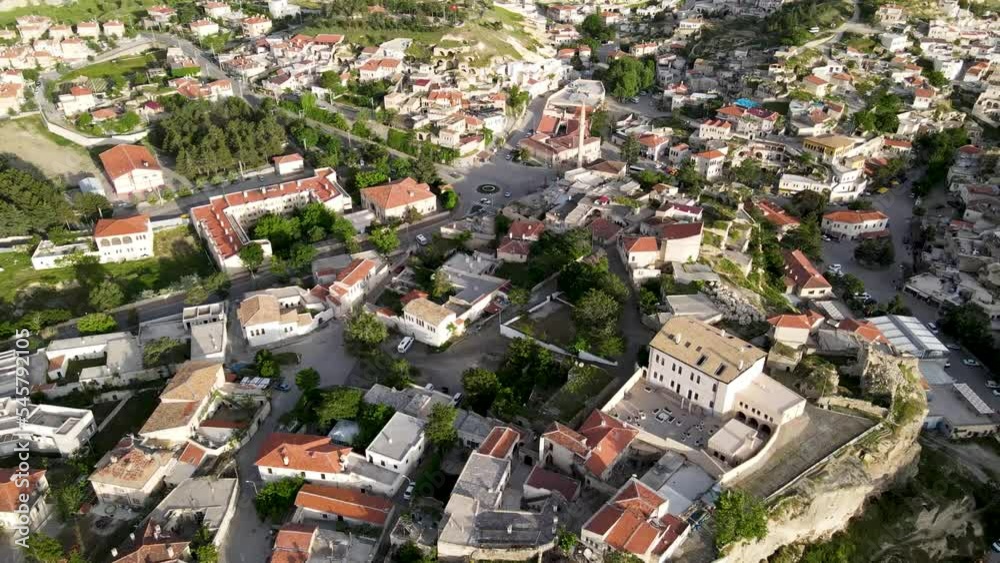 Cappadocia Mustafapasa village. Aerial view Cappadocia Mustafapasa village. Aerial view