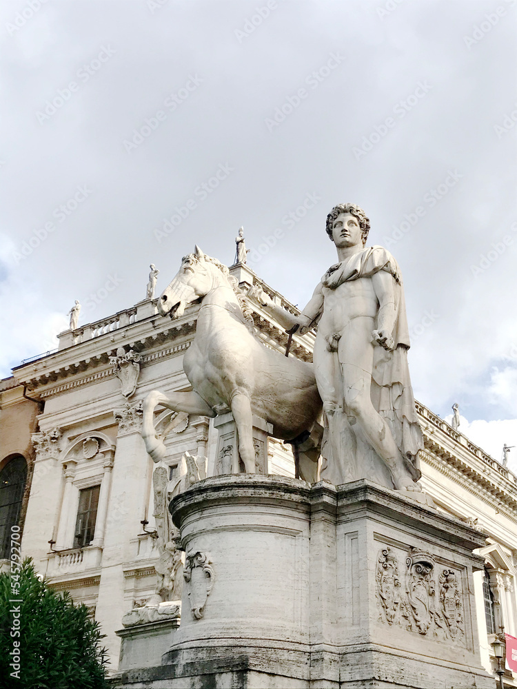 Rom Statue dei Dioscuri