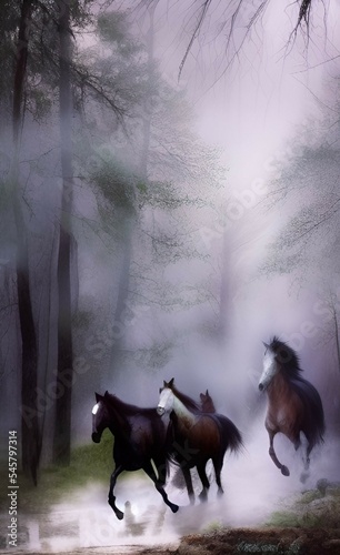 Running stallion © ArtyArt