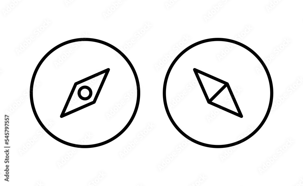 Compass icon vector for web and mobile app. arrow compass icon sign and symbol Compass icon vector for web and mobile app. arrow compass icon sign and symbol
