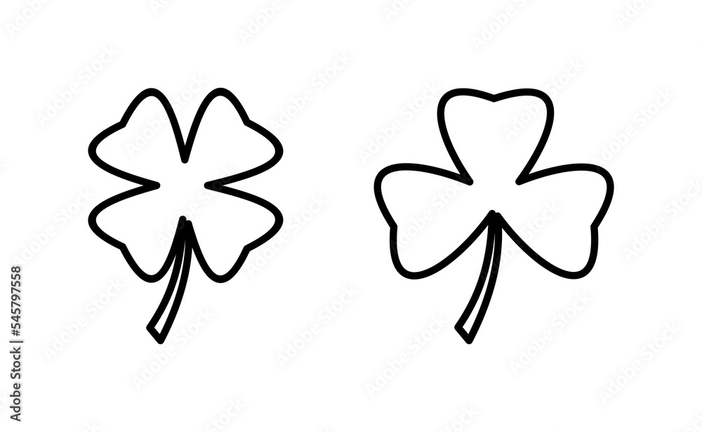 Clover icon vector for web and mobile app. clover sign and symbol. four leaf clover icon. Clover icon vector for web and mobile app. clover sign and symbol. four leaf clover icon.