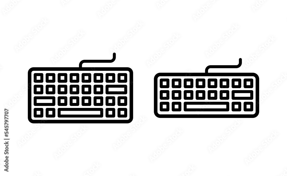 Keyboard icon vector for web and mobile app. keyboard sign and symbol Keyboard icon vector for web and mobile app. keyboard sign and symbol