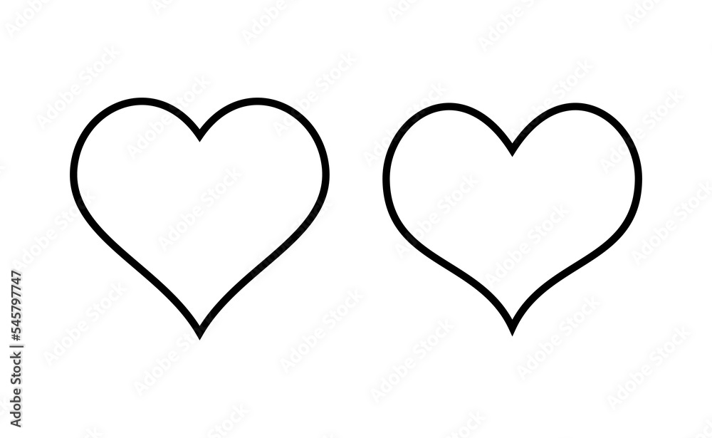 Love icon vector for web and mobile app. Heart sign and symbol. Like icon vector.