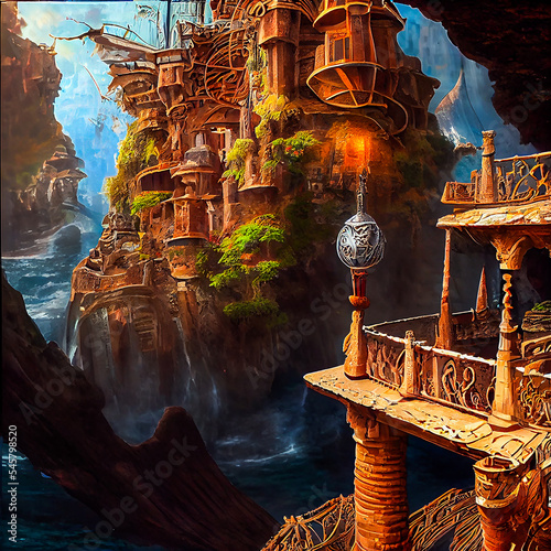 Pirate ship fantasy