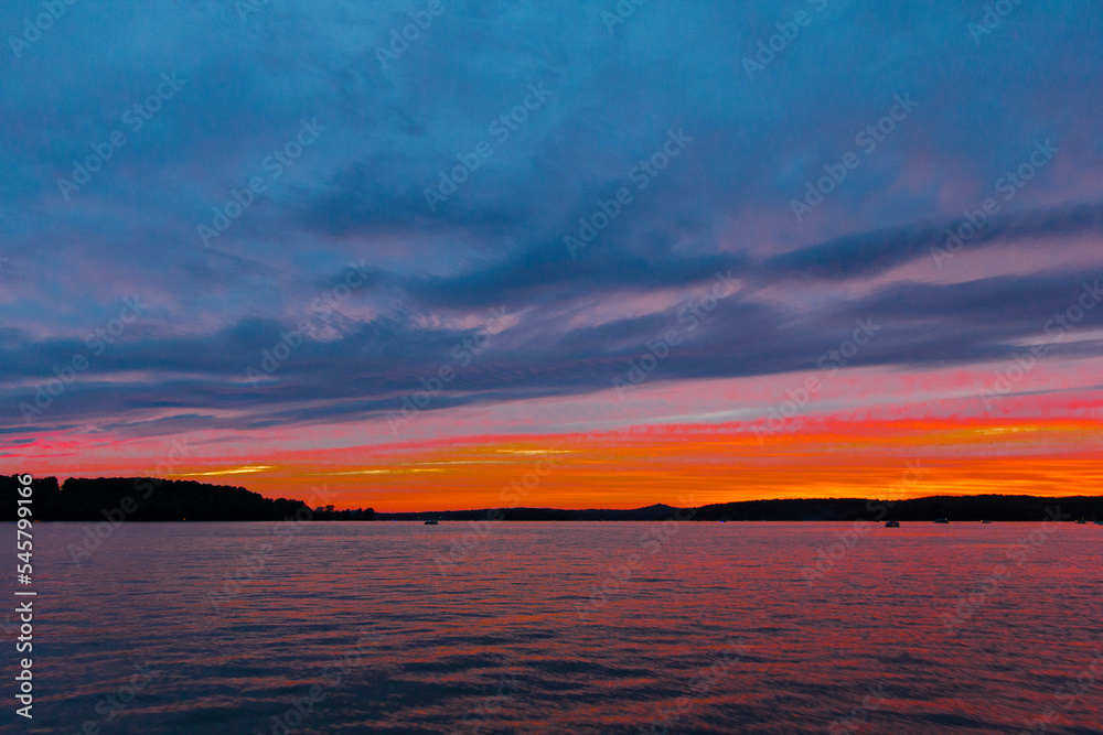 Sunset at Seneca Lake, Ohio