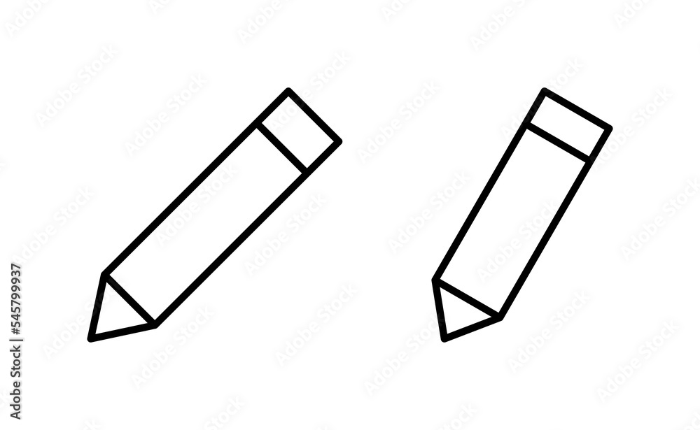 Pencil icon vector for web and mobile app. pen sign and symbol. edit icon vector Pencil icon vector for web and mobile app. pen sign and symbol. edit icon vector