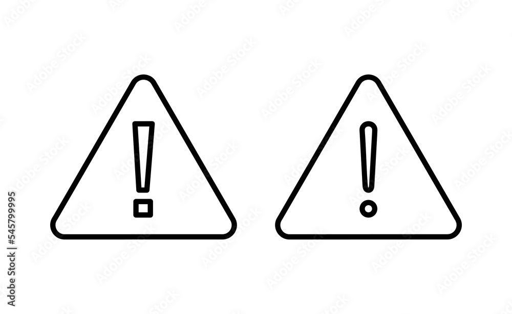 Exclamation danger sign for web and mobile app. attention sign and symbol. Hazard warning attention sign Exclamation danger sign for web and mobile app. attention sign and symbol. Hazard warning attention sign