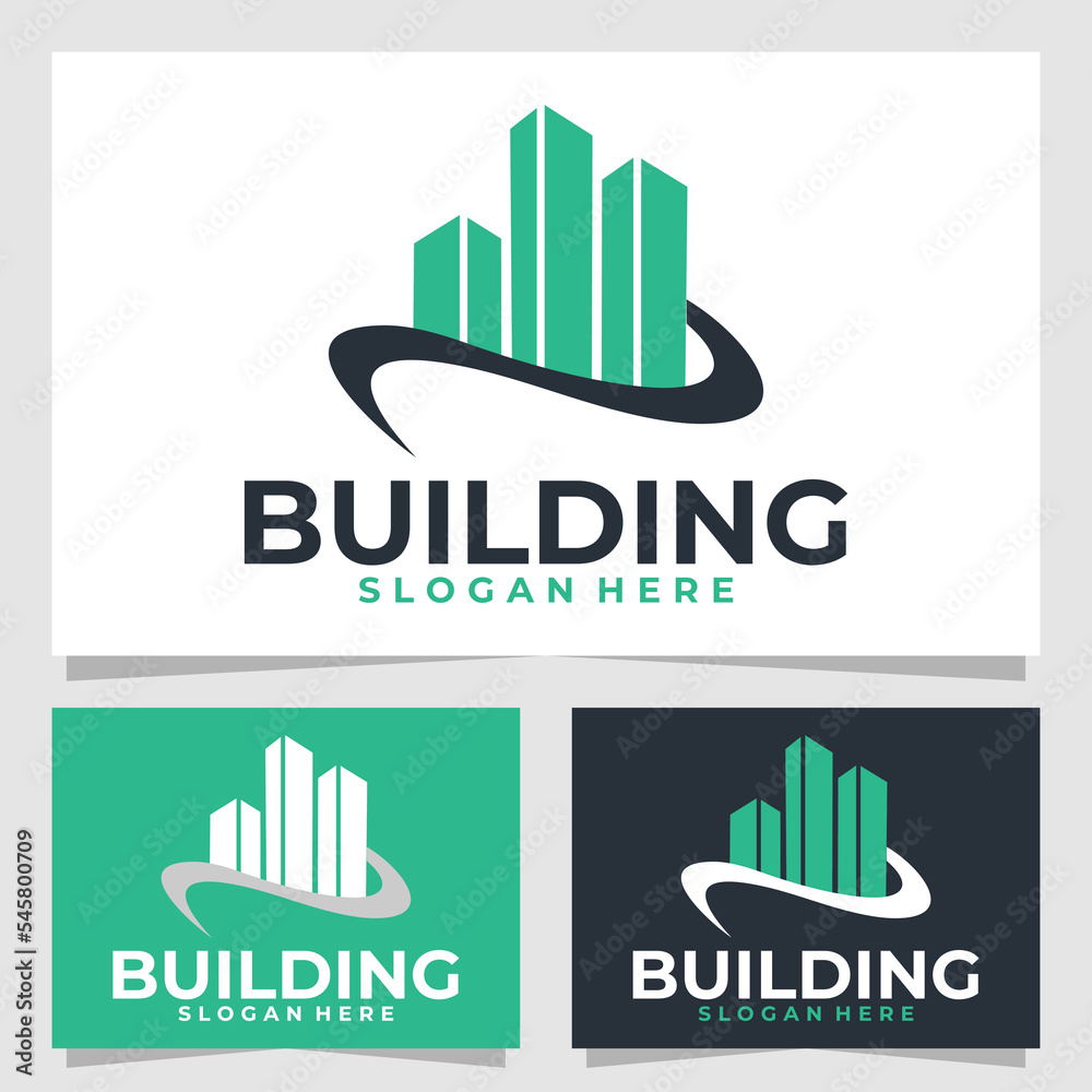 building logo vector design template building logo vector design template