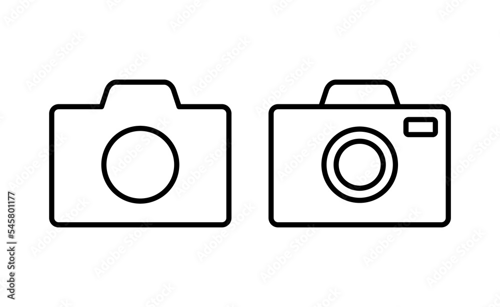Camera icon vector for web and mobile app. photo camera sign and symbol. photography icon. Camera icon vector for web and mobile app. photo camera sign and symbol. photography icon.