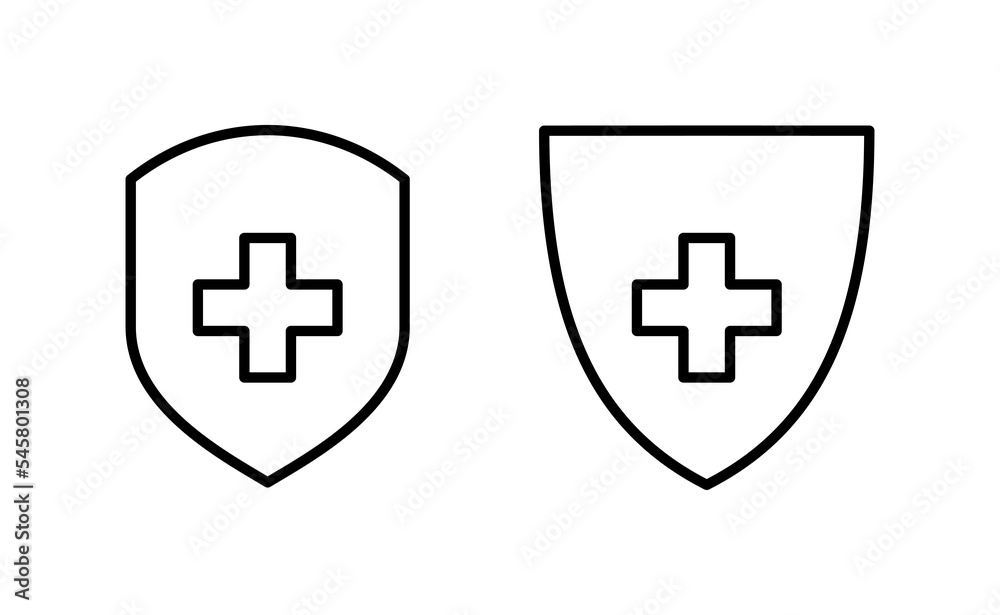 Health insurance icon vector for web and mobile app. Insurance document sign and symbol Health insurance icon vector for web and mobile app. Insurance document sign and symbol
