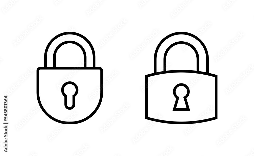 Lock icon vector for web and mobile app. Padlock sign and symbol. Encryption icon. Security symbol Lock icon vector for web and mobile app. Padlock sign and symbol. Encryption icon. Security symbol
