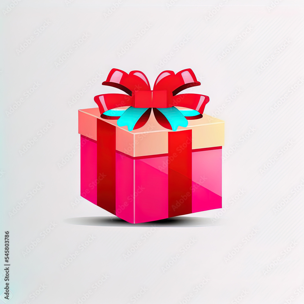 Obraz premium Gift box icon. Graphic elements for your design
