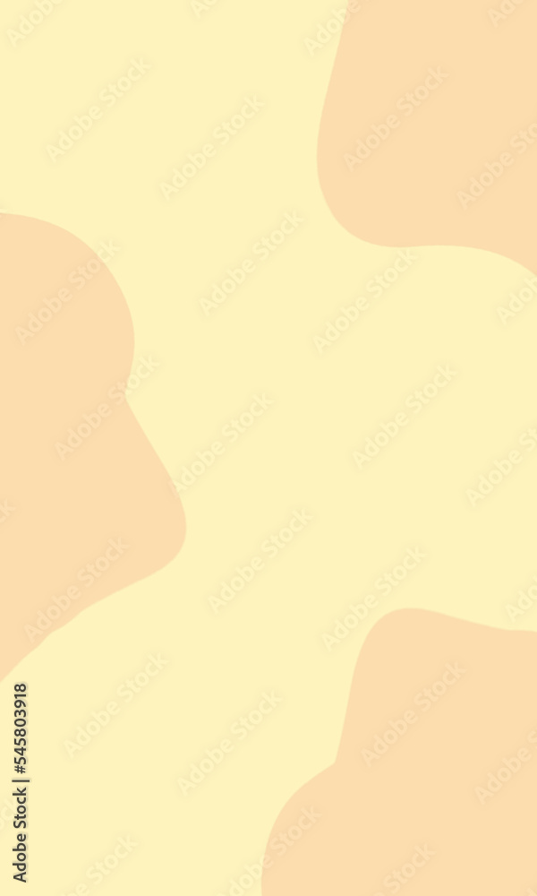 abstract brown blobs on cream background