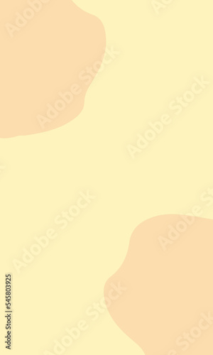 abstract brown blobs on cream background