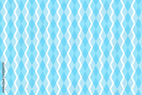 Seamless pattern with blue diamond shape