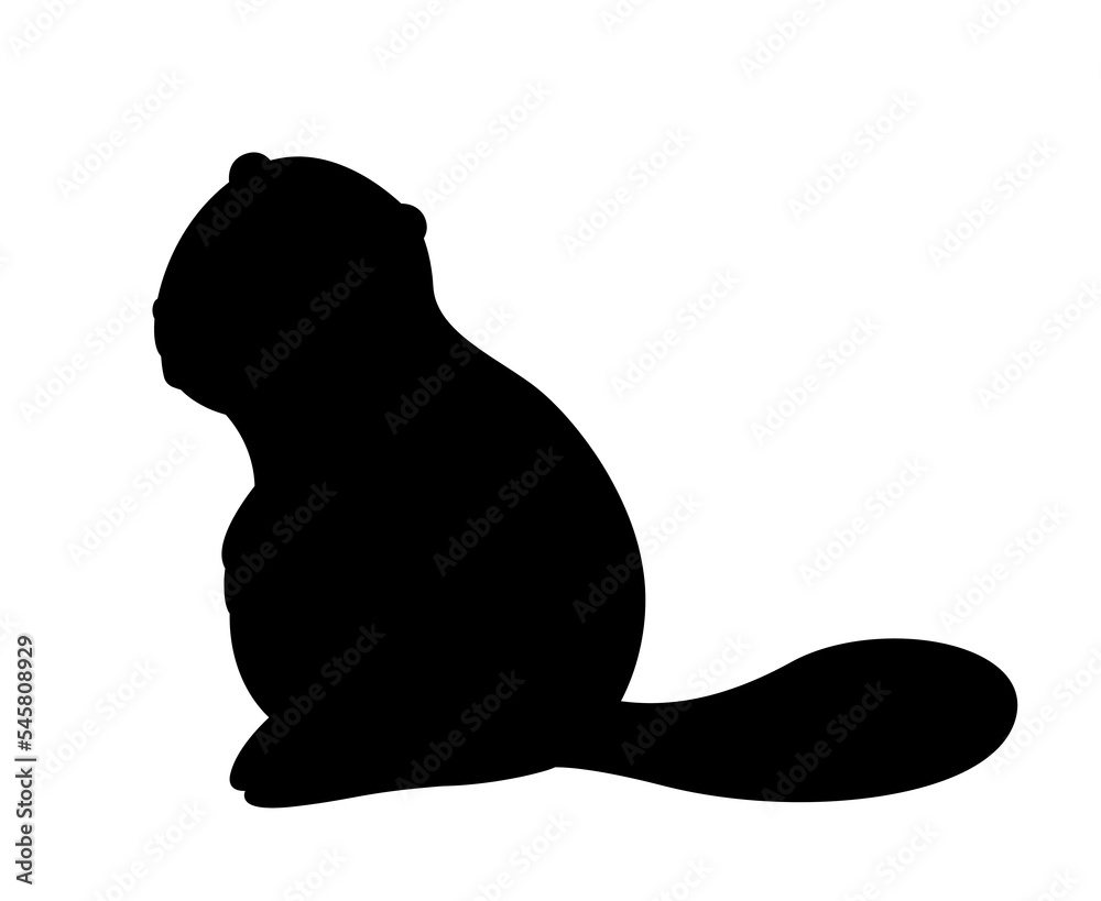 Dark silhouette of beaver. Forest dweller, fauna and biology, wild life. Poster or banner for website. Aesthetics and elegance, beauty. Reaction for messengers. Cartoon flat vector illustration Dark silhouette of beaver. Forest dweller, fauna and biology, wild life. Poster or banner for website. Aesthetics and elegance, beauty. Reaction for messengers. Cartoon flat vector illustration