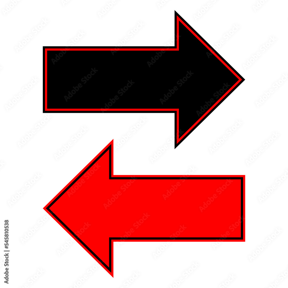 black red arrows. Growth chart sign. Business concept. Vector illustration. stock image. black red arrows. Growth chart sign. Business concept. Vector illustration. stock image.