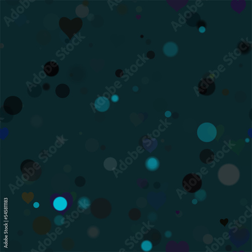 Background pattern abstract seamless design texture. Dark. Theme is about graphic, textured, texture, flare, decoration, blurry, hearts, pattern, glows, illuminated, overlay, colors, color