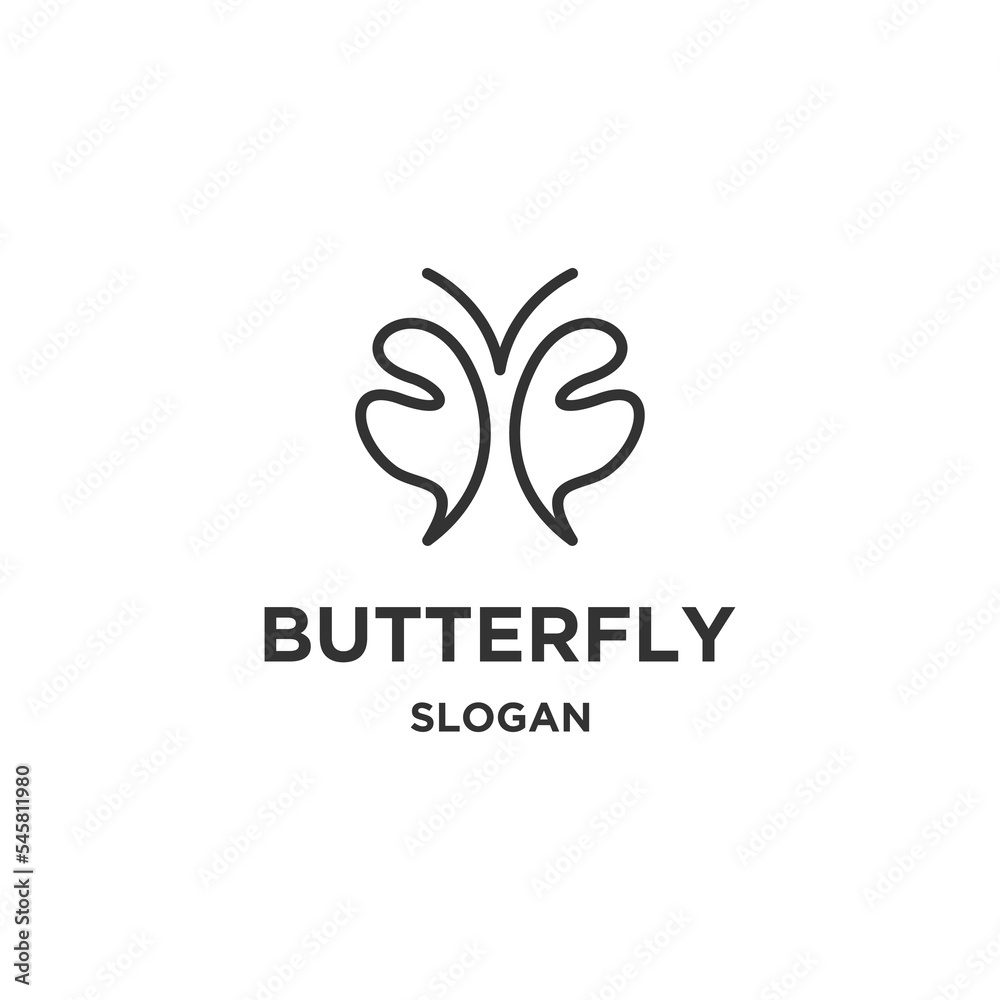 Butterfly logo icon design template vector illustration Butterfly logo icon design template vector illustration