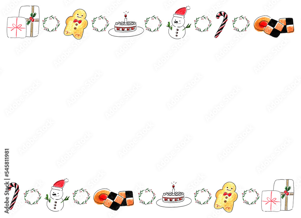クリスマスのフレーム