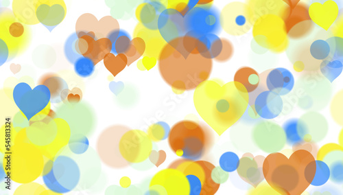 Background pattern abstract seamless design texture. With hearts. Theme is about blending, circle, love, translucency, overlay, inspiration, color, graphic, texture, air, decoration, glows