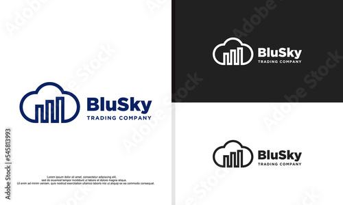 logo illustration vector graphic of Cloud Market