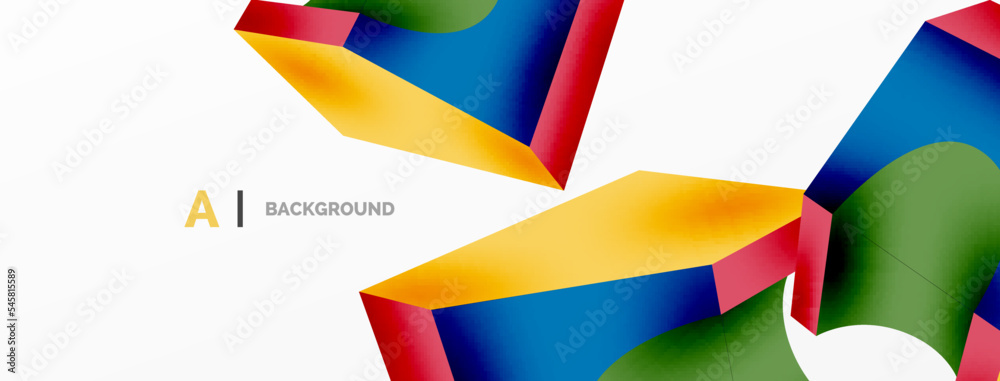 Abstract background - 3d abstract shape. Wallpaper for concept of AI technology, blockchain, communication, 5G, science, business Abstract background - 3d abstract shape. Wallpaper for concept of AI technology, blockchain, communication, 5G, science, business