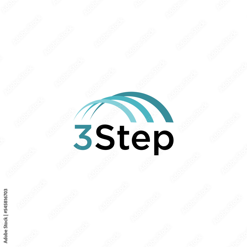 3 step process tax accounting and bookkeeping logo design 3 step process tax accounting and bookkeeping logo design