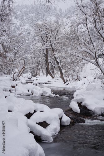 winter in boulder creek