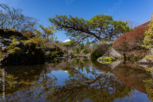 Nature landscape in Oshino Hakkai photo