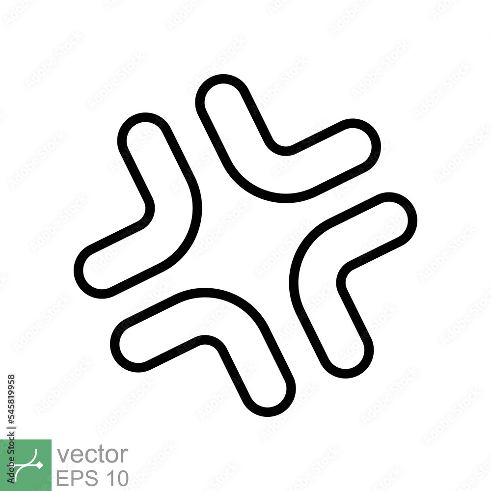 Anger symbol icon. Simple outline style. Black angry sign, cartoon emoticon sticker concept. Thin line vector illustration isolated on white background. EPS 10. Anger symbol icon. Simple outline style. Black angry sign, cartoon emoticon sticker concept. Thin line vector illustration isolated on white background. EPS 10.
