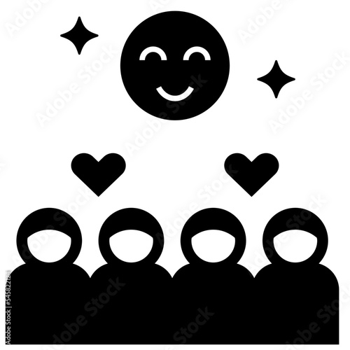 accommodation glyph style icon