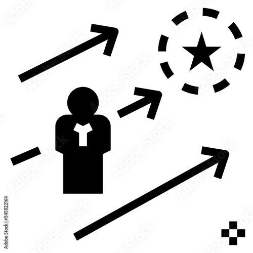 advance glyph style icon