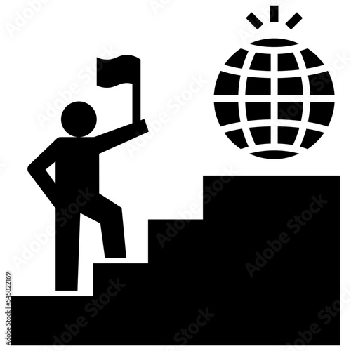 advantage glyph style icon
