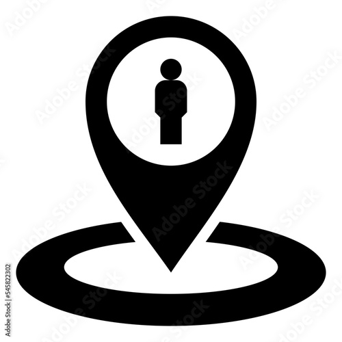 area glyph style icon