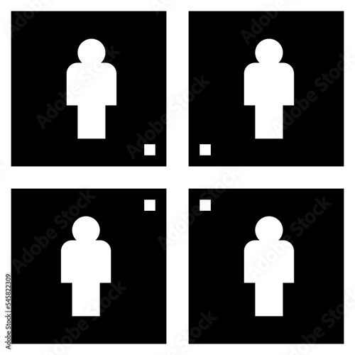 area glyph style icon