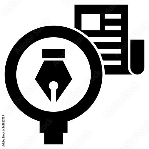 check glyph style icon