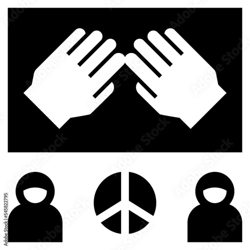 cohesion glyph style icon