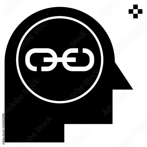 constrained glyph style icon