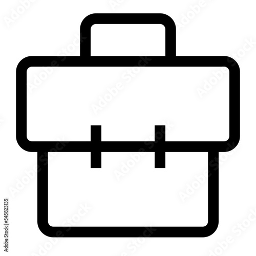 Icon Briefcase With Style Outline