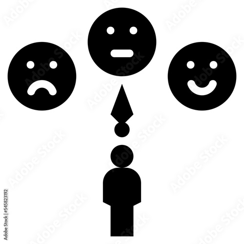 customer glyph style icon