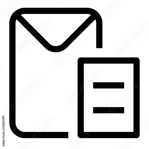 Icon School Report With Style Outline