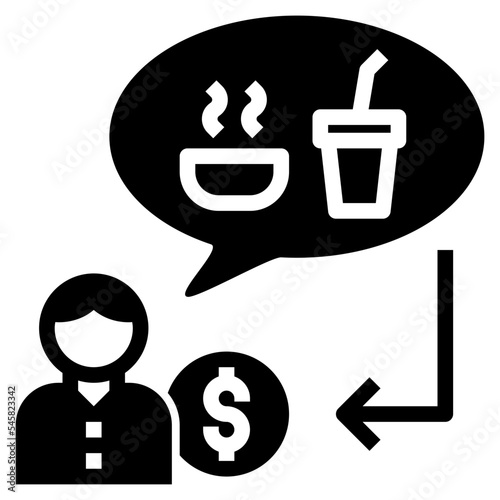 demand glyph style icon